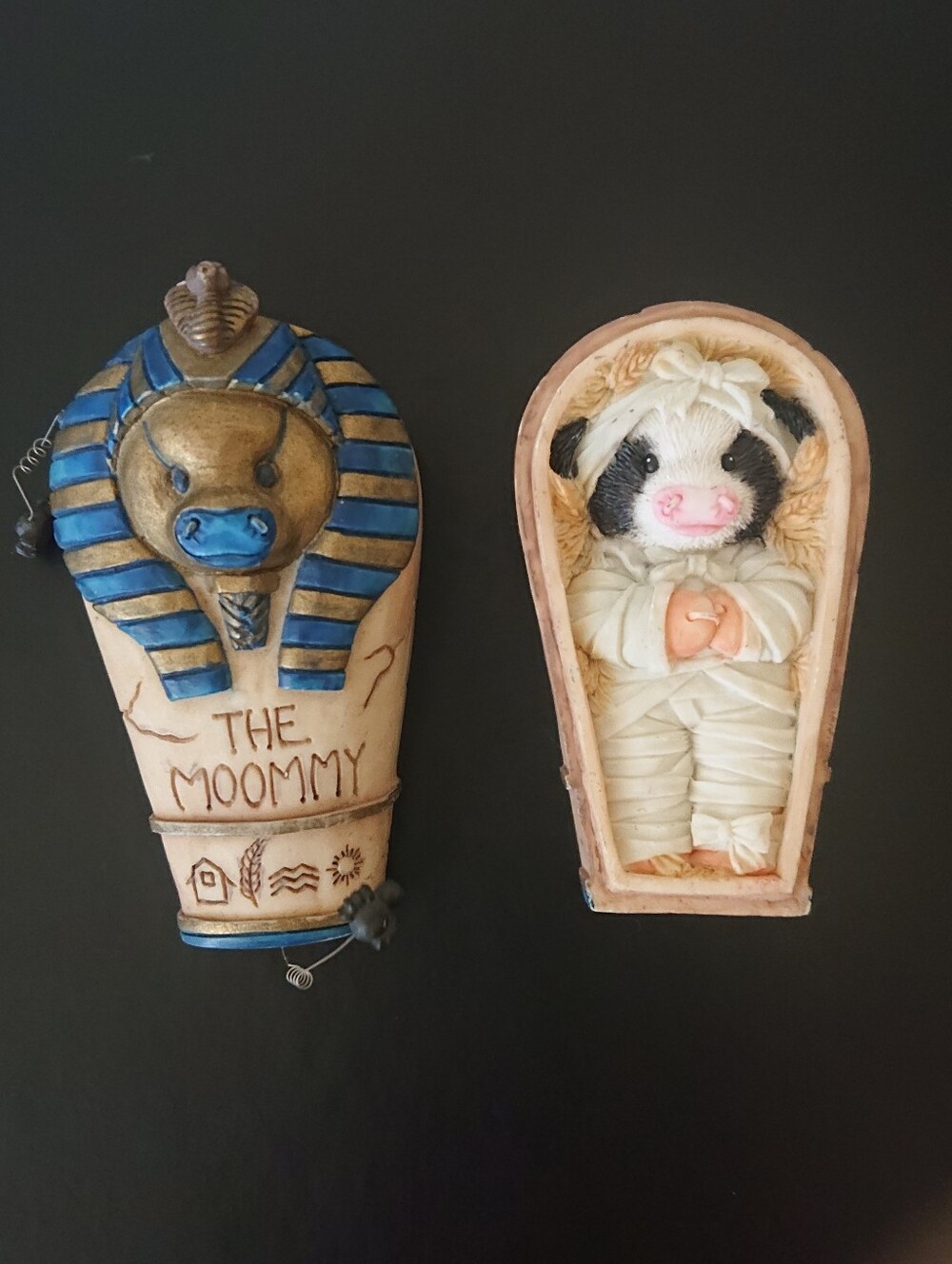 1997 Enesco Mary's Moo Moos - The Moommy (Mummy) Figurine - Mary Rhyner-Nadig